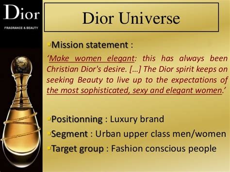 dior vision statement.